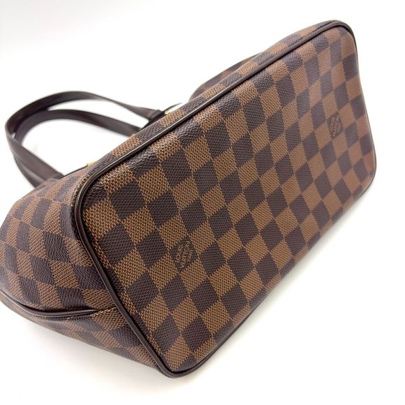 Louis Vuitton Westminster PM Damier Ebène Damier Ebène Leather X PVC Brown Tote - Picture 6 of 14